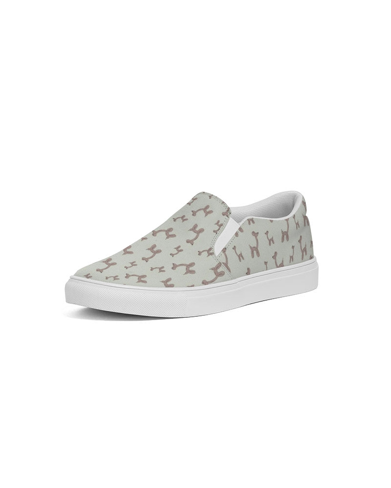 Balloon Giraffes Women's Slip-On Canvas Shoe