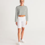 Balloon Giraffes Women's Cropped Crew