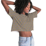 Rainbolts - Women's Lounge Cropped Tee