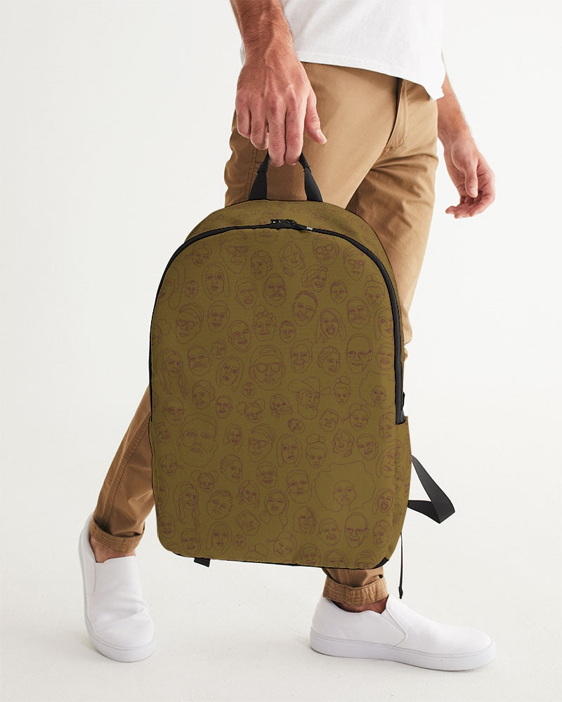 Faces - Large Backpack