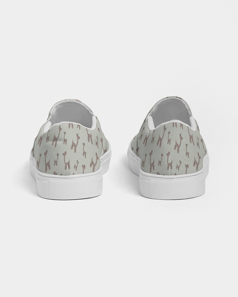 Balloon Giraffes Women's Slip-On Canvas Shoe