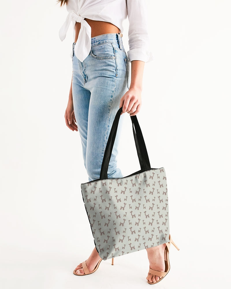 Balloon Giraffes Canvas Zip Tote