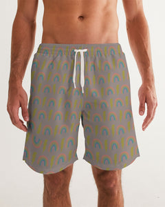 Rainbows & Lightning Bolts Men's Swim Trunk