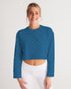 Alphablue Women's Cropped Crew