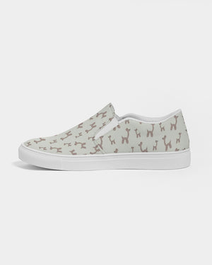 Balloon Giraffes Women's Slip-On Canvas Shoe