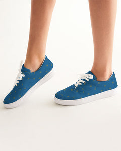 Alphablue Women's Lace Up Canvas Shoe