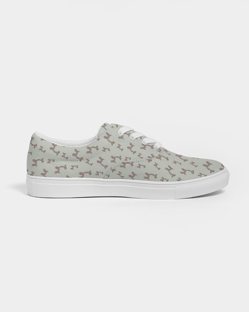 Balloon Giraffes Women's Lace Up Canvas Shoe