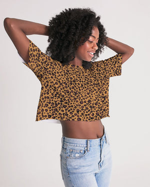 Cheetah Women's Lounge Cropped Tee