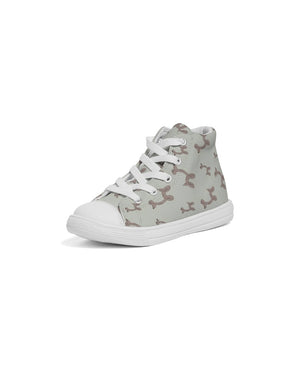 Balloon Giraffes Kids Hightop Canvas Shoe