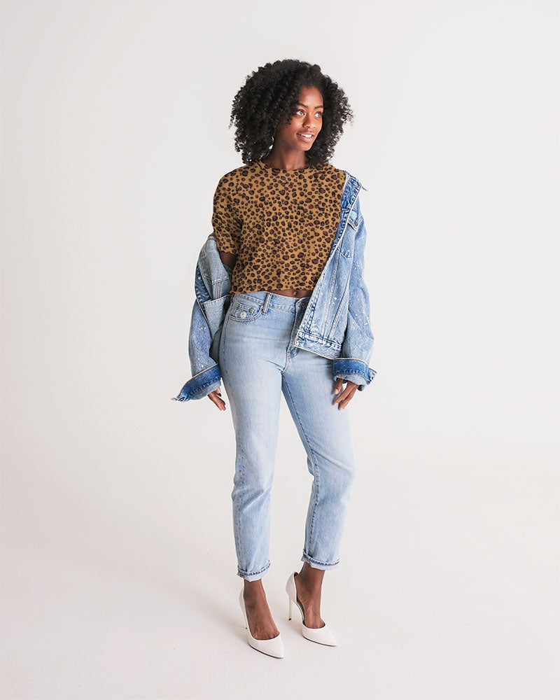 Cheetah Women's Lounge Cropped Tee