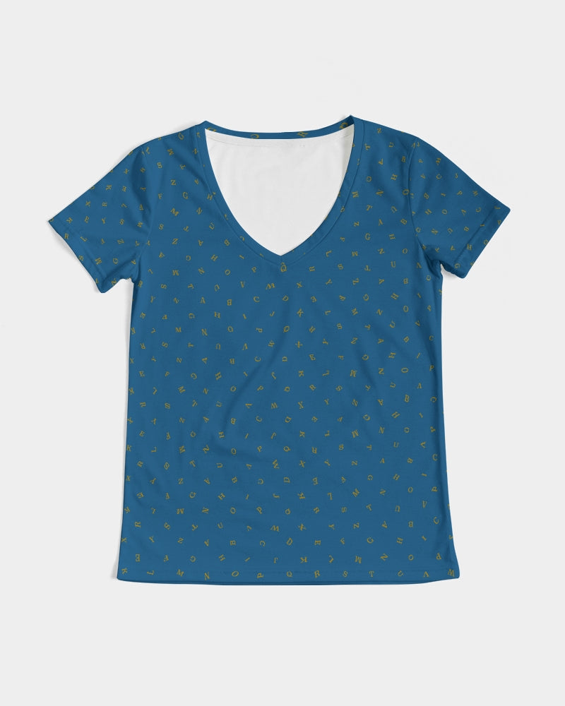 Alphablue Women's V-Neck Tee