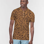 Cheetah Men's Slim Fit Short Sleeve Polo