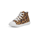 Cheetah Kids Hightop Canvas Shoe