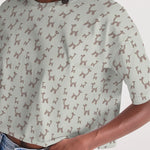 Balloon Giraffes Women's Lounge Cropped Tee